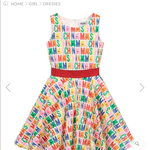 moschino kids dress